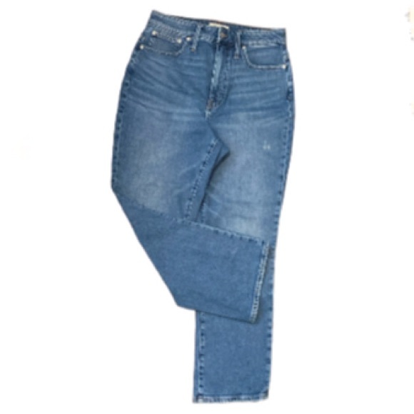 Madewell Slim Demi Boot Cotton Blend Jeans Size 30 - Picture 2 of 14